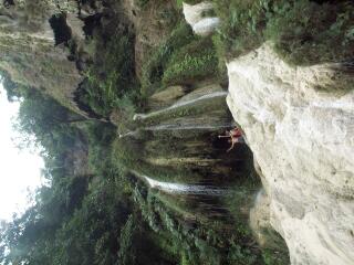 Dave and friend at Erawan Falls #7.