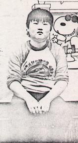 [Photo: Jimmy Kim, 5th Grade Portrait, Faded B&W]