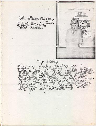 [Image: Erin Murphy's Page in the 1984-1985 Class Directory]