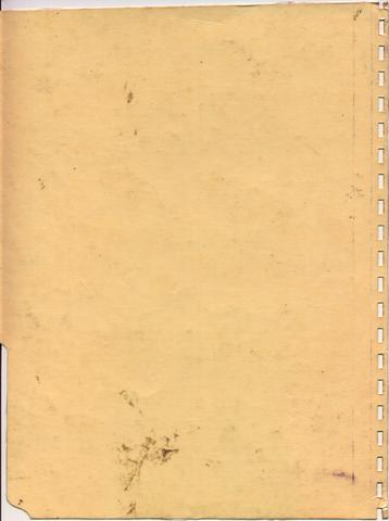 [Image: Back Cover in the 1984-1985 Class Directory]